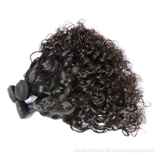 100 Unprocessed Human Hair From One Donor Cuticle Intact Water Wave Virgin Hair Bundles